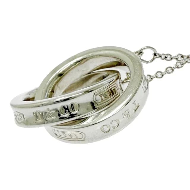 Tiffany & Co. Silver Interlocking Circle Necklace in Silver from The Reluxe, photo 1 of 1