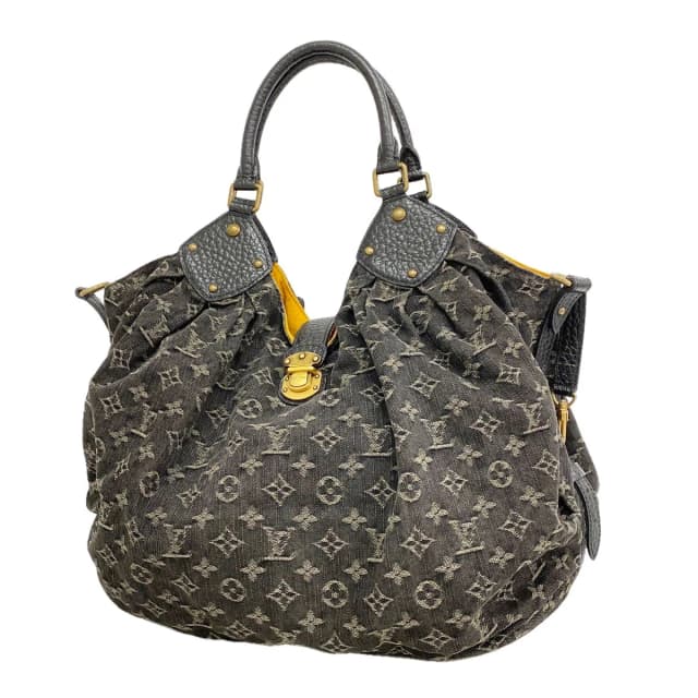 Louis Vuitton Tote Monogram Denim L Black in Black Denim from The Reluxe, photo 1 of 1