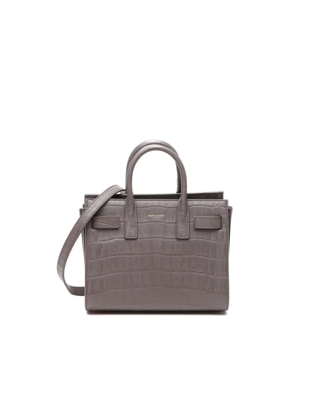 Saint Laurent Baby Croc Sac de Jour Bag in Crocodile from A Retro Tale, photo 1 of 1
