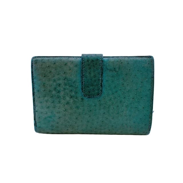 Hermès Jura Exotic Leather Bifold Wallet Compact Mini Green Viton in Green Leather from The Reluxe, photo 1 of 1