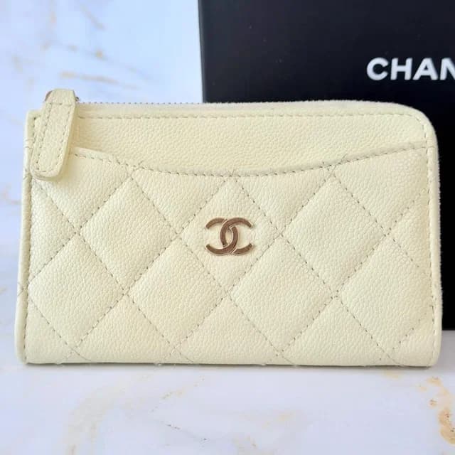 Chanel Quilted CC Logo Fragment Case Caviar Leather in Caviar leather from The Reluxe, photo 1 of 1