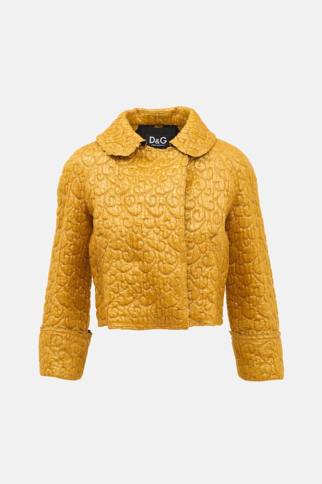 D&G Vintage Cloqué Jacket in Silk from VSP Consignment, photo 1 of 1
