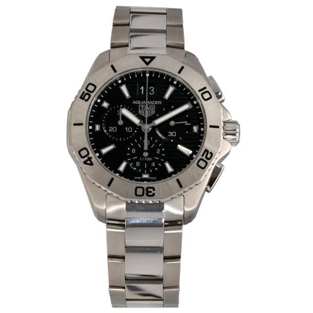 TAG Heuer Aquaracer CBP1110 40mm Stainless Steel Watch from H&T, photo 1 of 1