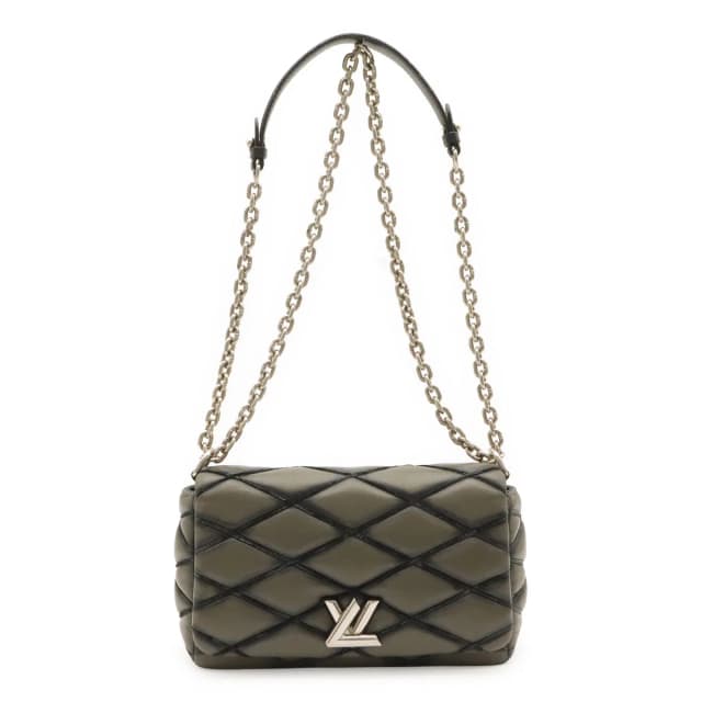 Louis Vuitton Maltage Chain Shoulder Bag Matelasse Pattern Leather Anthracite in Leather from The Reluxe, photo 1 of 1