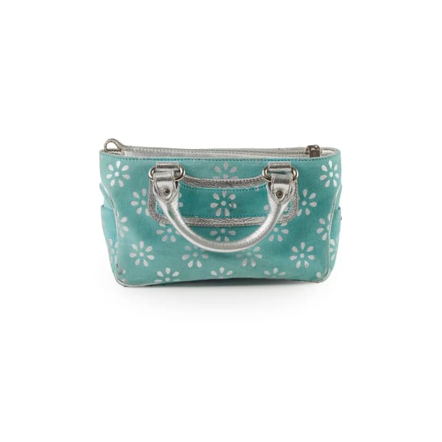 Celine Top Handle Tiffany Blue Suede in Blue Suede from The Purse Affair, photo 1 of 1