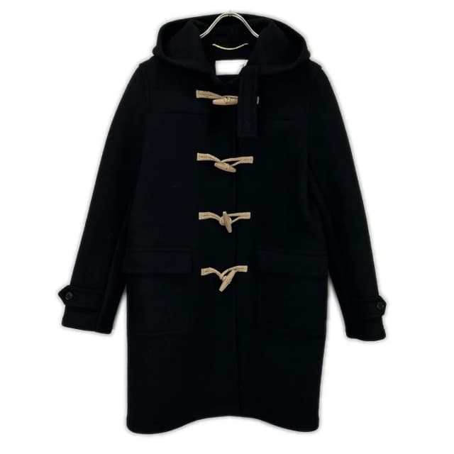 Saint Laurent Hedi Slimane Era Black Wool Melton Duffle Coat 38 in Black Wool from The Reluxe, photo 1 of 1