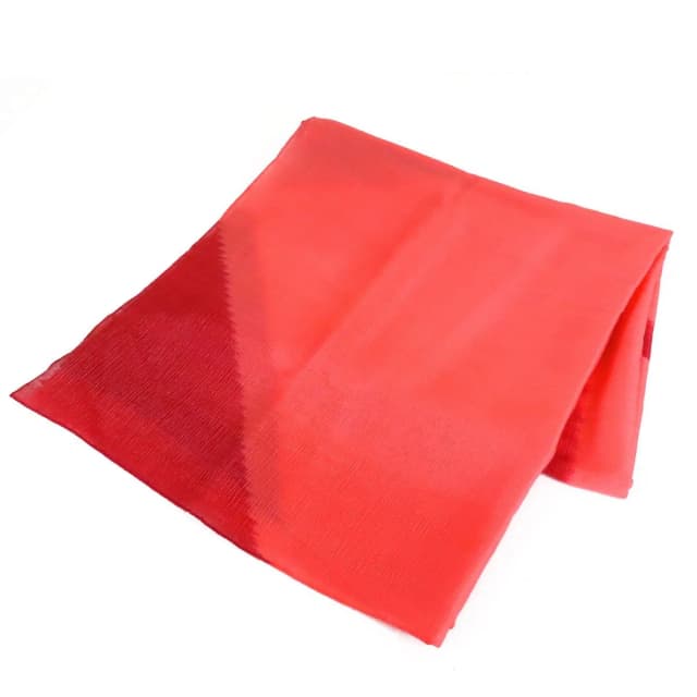Hermès Shawl Pink Red Cashmere Silk Logo Scarf in Red Silk from The Reluxe, photo 1 of 1