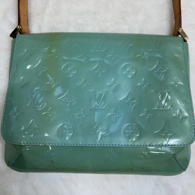 Louis Vuitton Green Monogram Vernis Thompson Street Bag in Green Patent leather from SparklesnDreams, photo 1 of 1