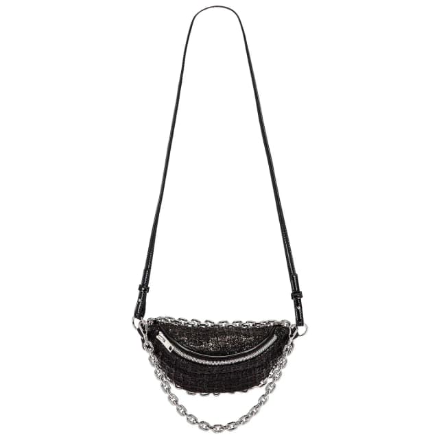 Alexander Wang Attica Tweed Hybrid Bag, Black, image 1 of 1 from Cultstatus