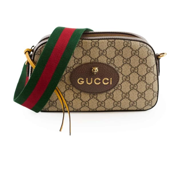 Gucci GG Supreme Neo Camera Bag Brown in Brown Canvas from The Purse Affair, photo 1 of 1
