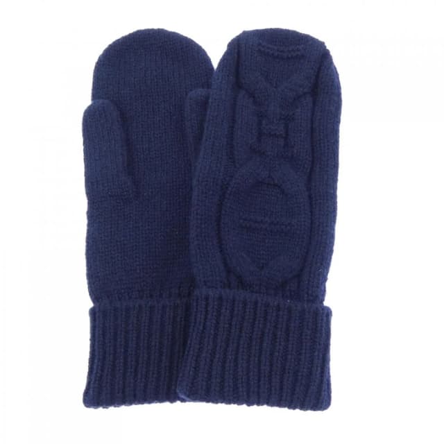Hermès Glove Gloves Navy in Navy Cashmere from The Reluxe, photo 1 of 1