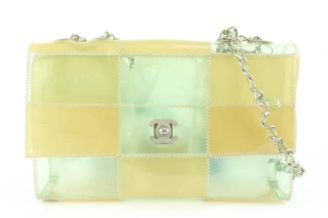 Chanel Clear Vinyl Patchwork Naked Flap Chain Translucent Bag from Bagriculture, photo 1 of 1