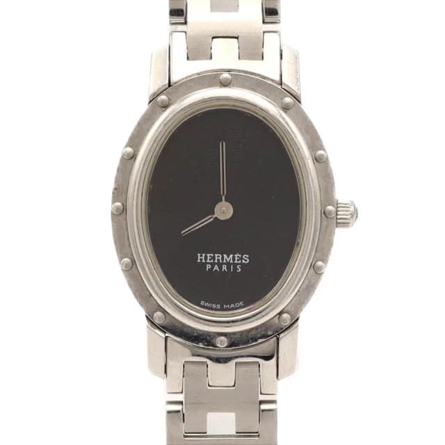 Hermès Clipper Oval SS Quartz Watch from The Reluxe, photo 1 of 1