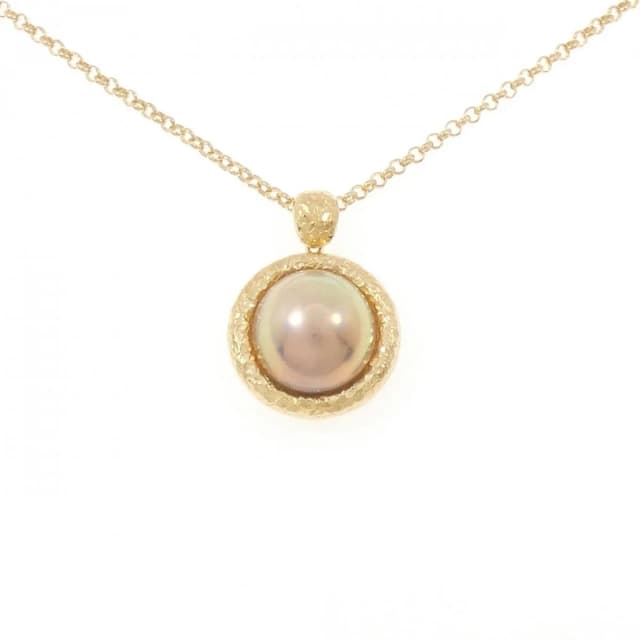 Tasaki Mabe pearl necklace in 18k yellow gold from KOMEHYO, photo 1 of 1