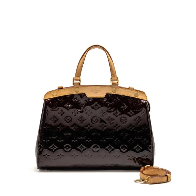Louis Vuitton Vernis Brea MM Bag Monogram Patent Amarante GHW in Patent leather from EMIER, photo 1 of 1