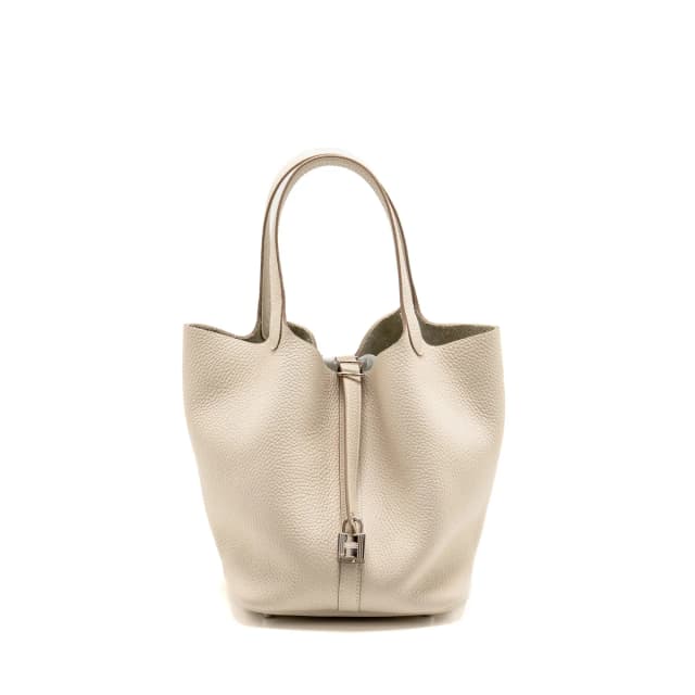 Hermès Picotin 22 clemence craie SHW stamp Z in White Clemence leather from EMIER, photo 1 of 1