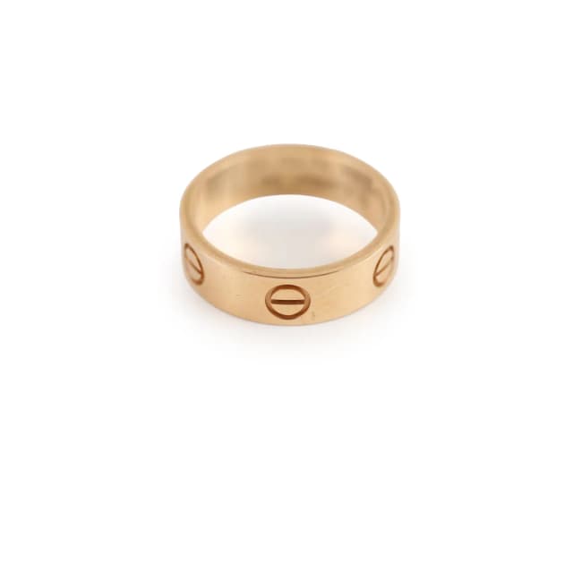 Cartier Love Ring Pink Gold 54 in Pink from The Purse Affair, photo 1 of 1