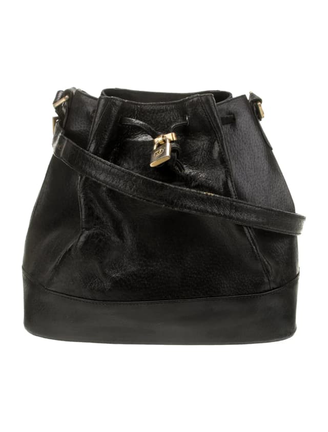 Valentino Garavani Bucket Bag Other bag in Black Leather from The RealReal, photo 1 of 1