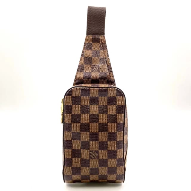Louis Vuitton Damier Geronimos Brown Belt Bag Gold in Brown from The Reluxe, photo 1 of 1