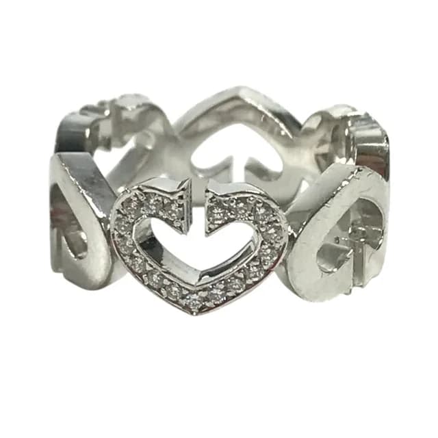 Cartier Ring C Heart Diamond Silver in Silver from The Reluxe, photo 1 of 1