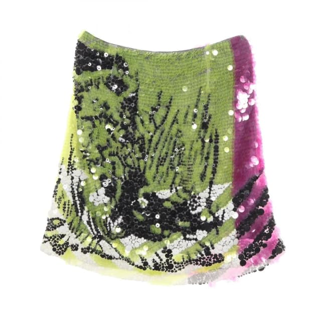 Dior Skirt All Sequins in Nylon from The Reluxe, photo 1 of 1