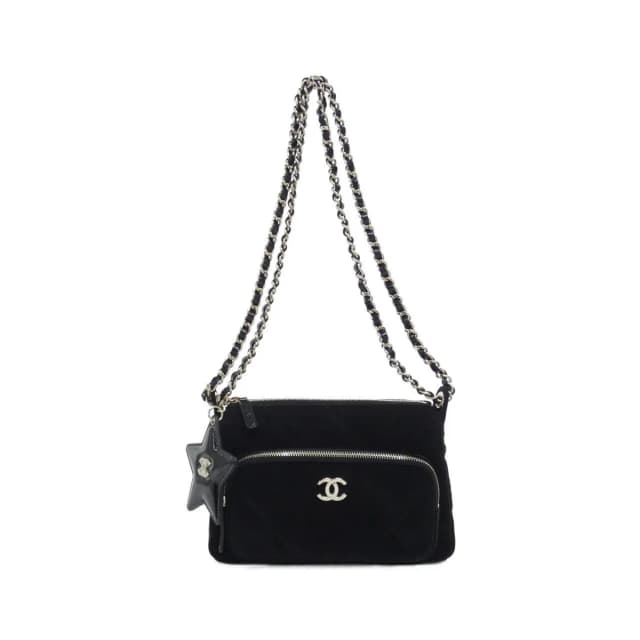 Chanel Chain Clutch Black in Black Nylon from The Reluxe, photo 1 of 1