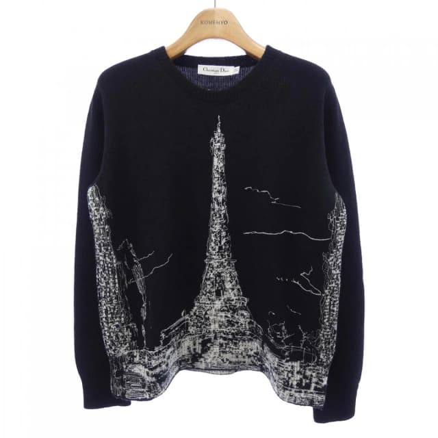 Dior Knit Sweater Black in Black Silk from The Reluxe, photo 1 of 1