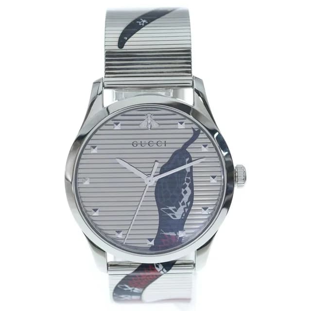 Gucci G-Timeless King Snake Quartz Watch Silver in Silver from The Reluxe, photo 1 of 1