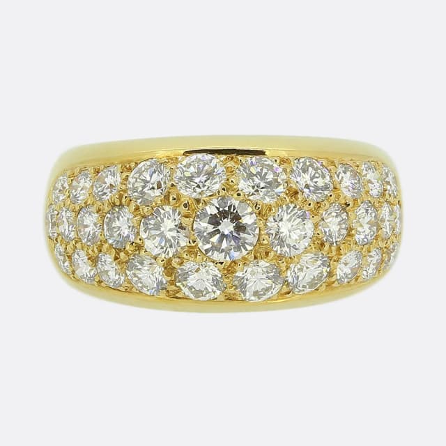 Bvlgari Pavé Diamond Set Ring from The Vintage Jeweller, photo 1 of 1