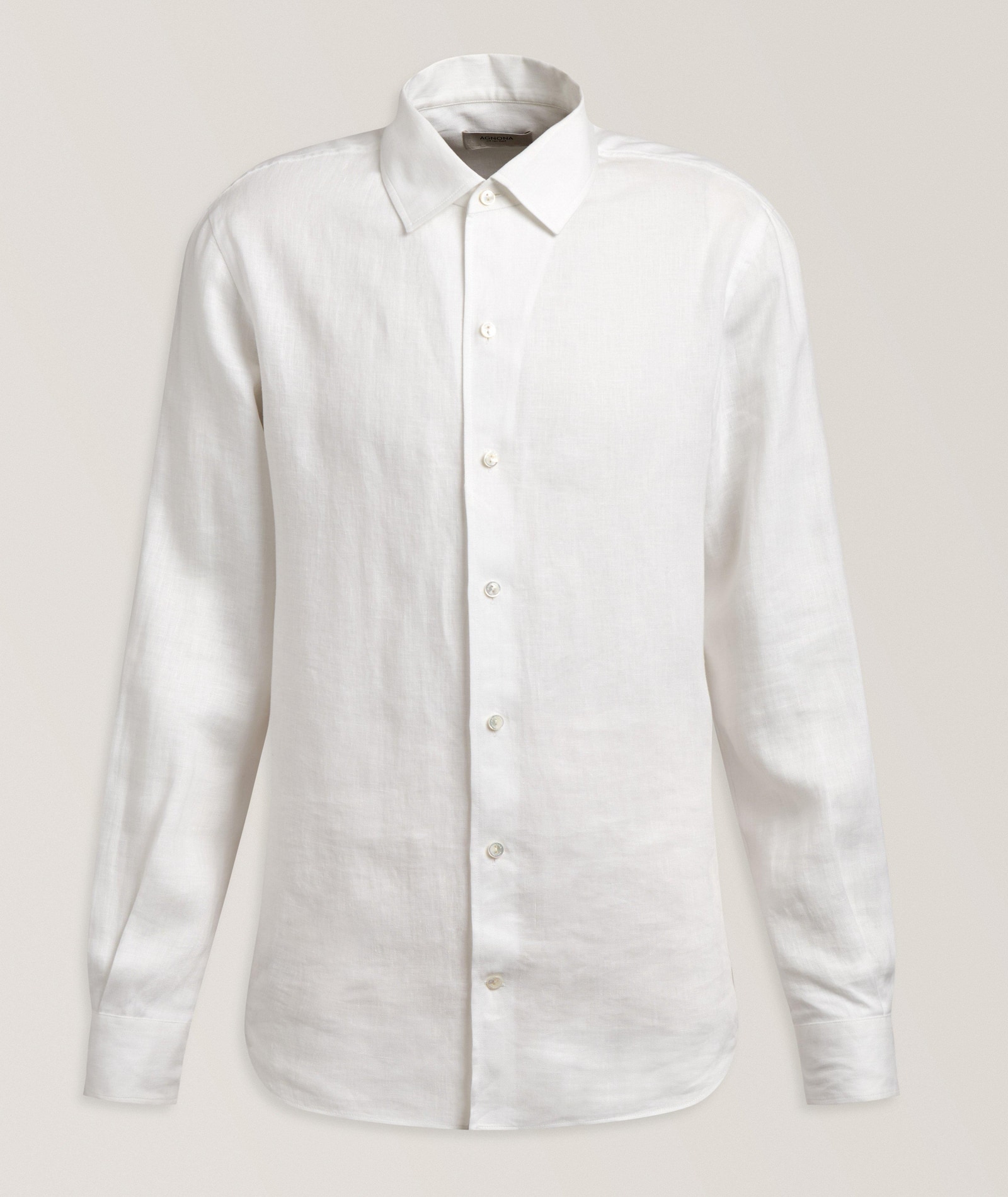 Linen Shirt in White, image 1 of 1 from Harry Rosen