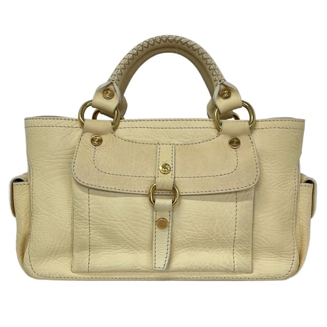 Celine Handbag Boogie Bag Ivory Leather in White Leather from The Reluxe, photo 1 of 1