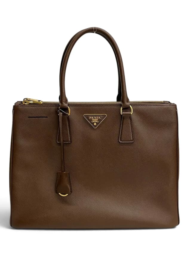 Prada Chocolate Brown Saffiano Leather Galleria Tote Large in Brown Saffiano leather from Season 2 Consign, photo 1 of 1