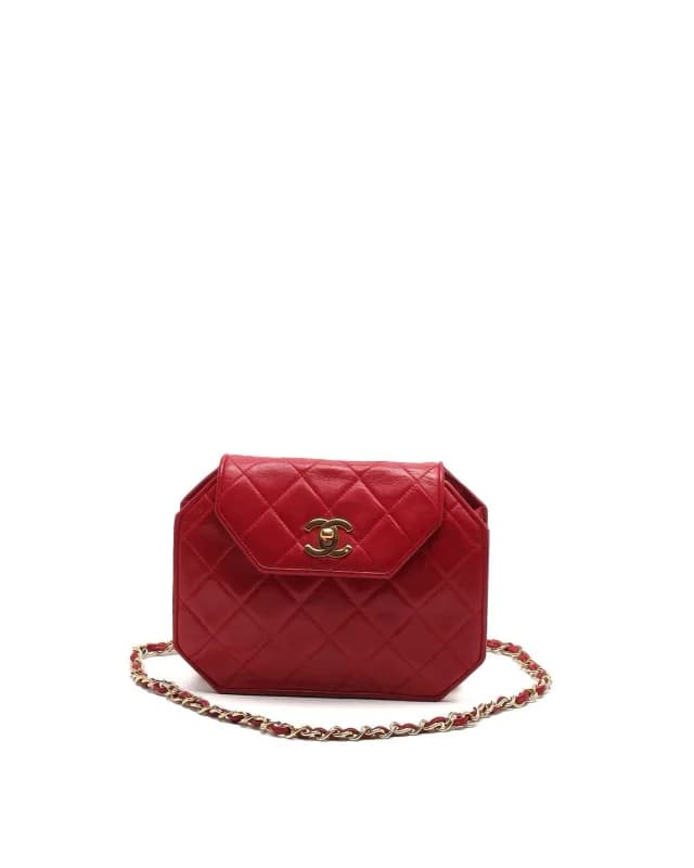 Chanel Octagon Flap Bag in Leather from A Retro Tale, photo 1 of 1