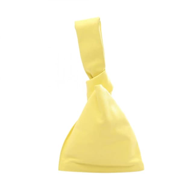 Bottega Veneta Clutch Mini the Twist Yellow Leather in Yellow Leather from The Reluxe, photo 1 of 1