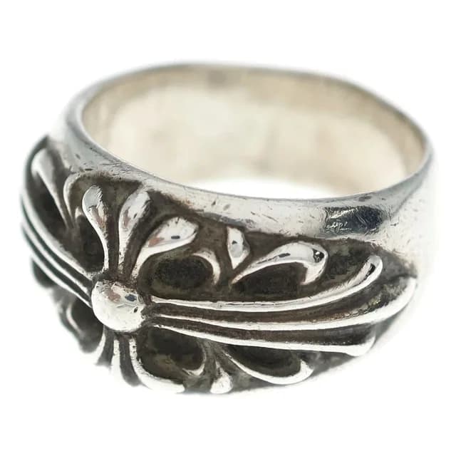 Chrome Hearts Flrl Floral Cross Ring Silver in Silver from The Reluxe, photo 1 of 1