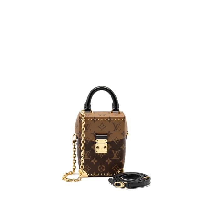 Louis Vuitton Top Handle Camera Box Monogram Reverse Canvas GHW in Canvas from EMIER, photo 1 of 1