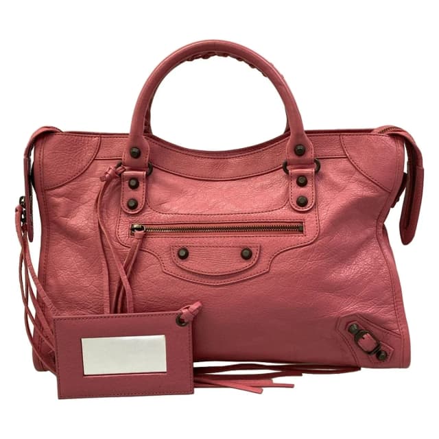 Balenciaga Handbag the City Pink Leather in Pink Leather from The Reluxe, photo 1 of 1