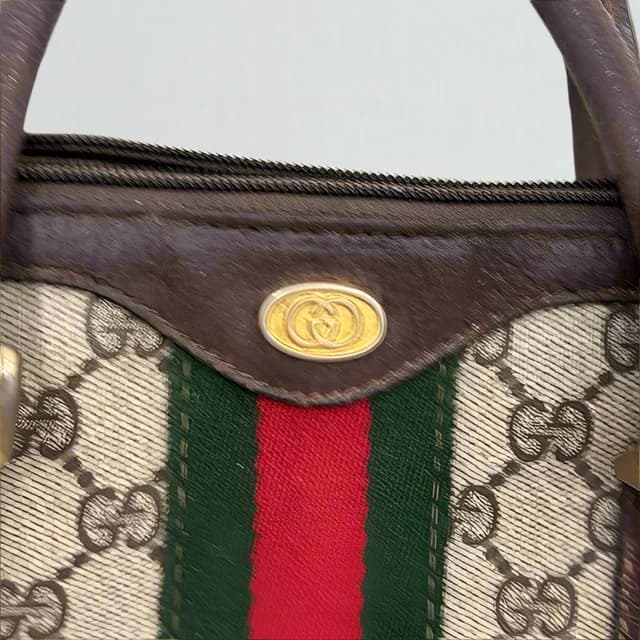 Gucci Vintage Ophidia Boston Bag in Coated canvas from SparklesnDreams, photo 1 of 1