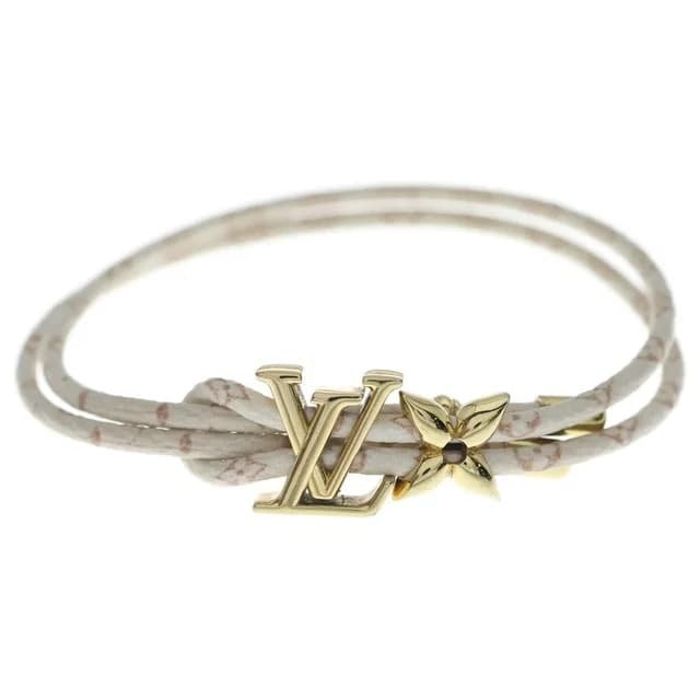 Bracelet LV Blue M Monogram Dune Bangle White in White from The Reluxe, photo 1 of 1
