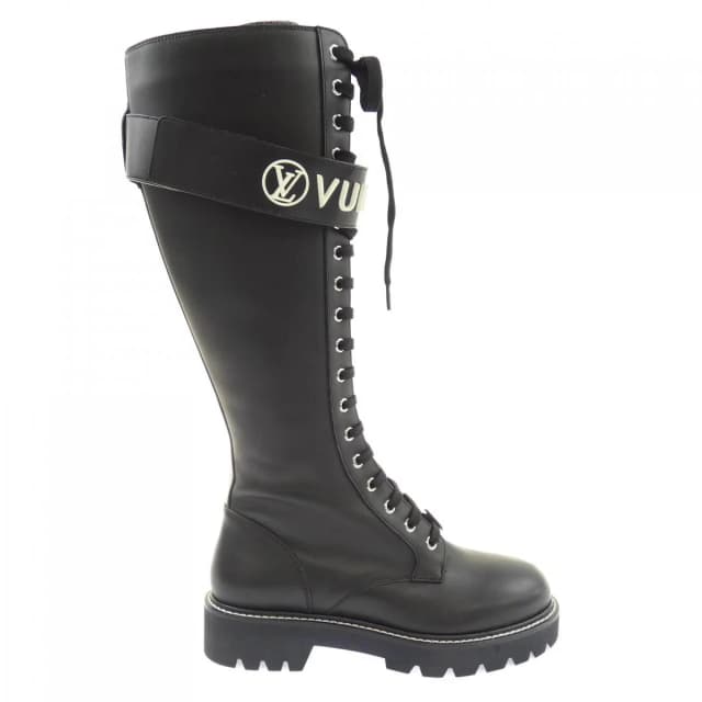Louis Vuitton Monogram Canvas Tongue Territory Line Boots in Coated canvas from The Reluxe, photo 1 of 1