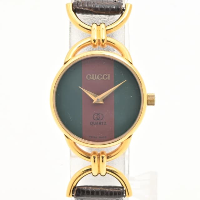 Gucci Watch Sherry Line Green Red in Red Leather from The Reluxe, photo 1 of 1