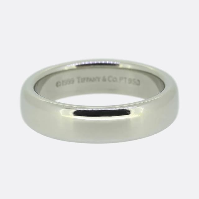 Tiffany & Co. 4.5mm Wedding Band Ring from The Vintage Jeweller, photo 1 of 1