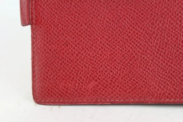 Hermès Small Red Epsom Leather Agenda in Red Epsom leather from Bagriculture, photo 1 of 1
