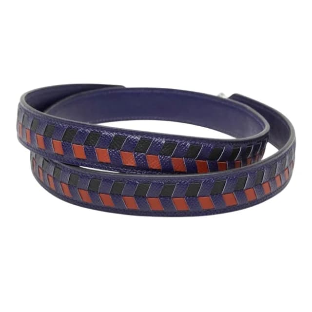 Hermès Tresage de Cuir Shoulder Strap in Leather from The Reluxe, photo 1 of 1