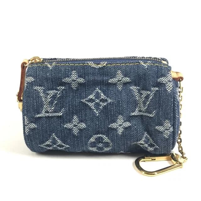 Louis Vuitton Pouch Trousse Speedy PM Monogram Denim Blue in Blue Denim from The Reluxe, photo 1 of 1