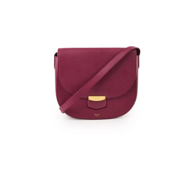 Celine Trotter Small Burgundy in Burgundy Leather from The Purse Affair, photo 1 of 1