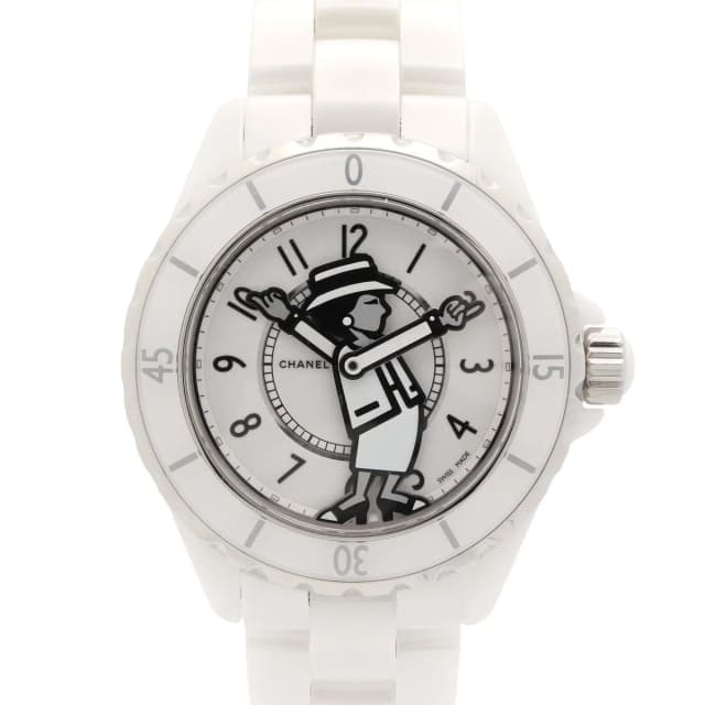 Chanel J12 Watch Mademoiselle White Ceramic in White Ceramic from The Reluxe, photo 1 of 1