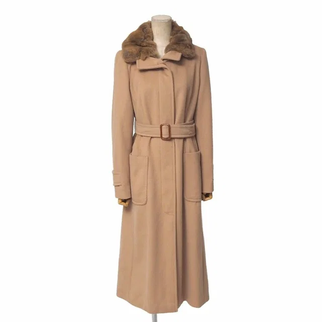 Max Mara Weekend Coat 42 Alpaca Belted Long in Wool from The Reluxe, photo 1 of 1