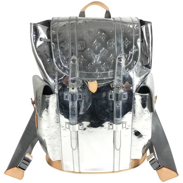 Louis Vuitton Backpack PM Leather Silver in Silver Leather from The Reluxe, photo 1 of 1