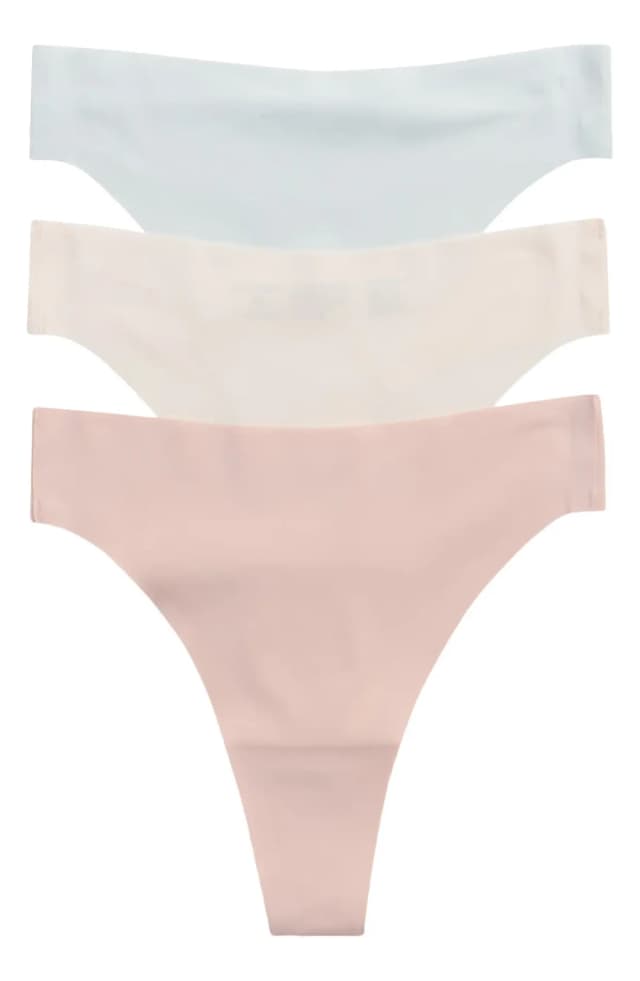 Honeydew Cool Luxe 3-Pack Thongs, image 1 of 1 from Nordstrom Rack